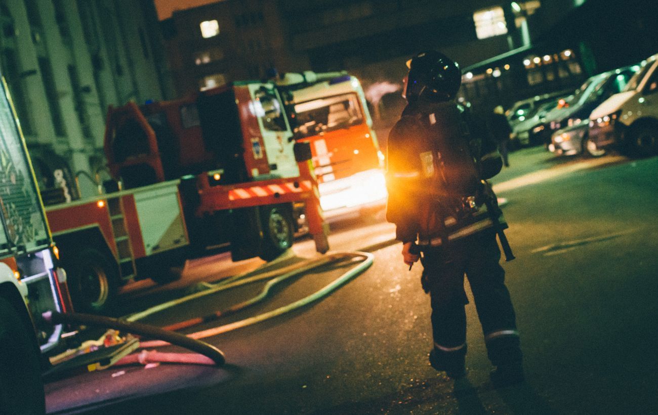 Illustrative photo: The fire at the site could be seen from miles away (Getty Images)