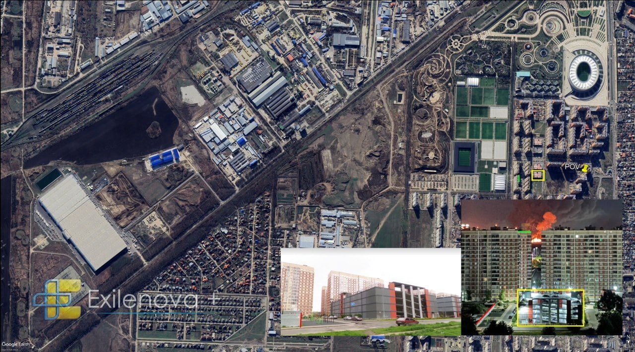 Large fire breaks out at Wildberries logistics hub after drone attack in southern Russia