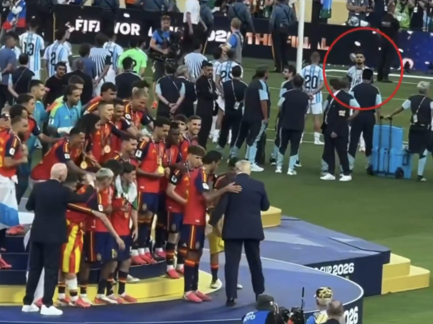 The one Argentina player who didn’t turn his back on Spain’s World Cup lift