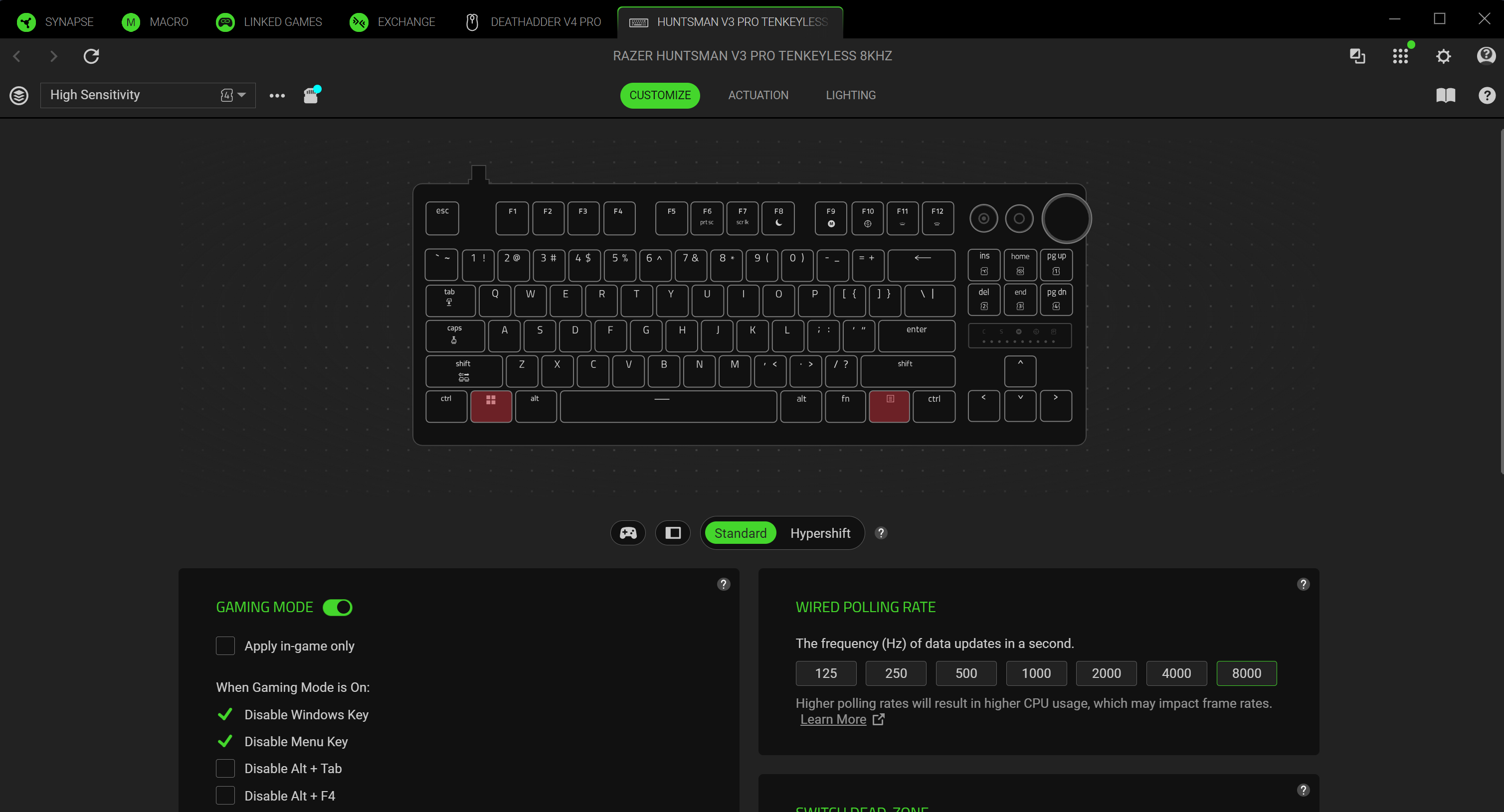 Razer Huntsman V3 Pro TKL 8K Review: A Tournament-Ready Classic Levels Up