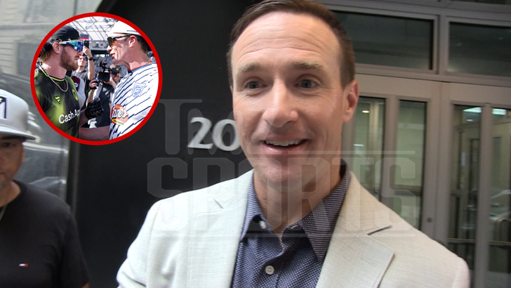 Drew Brees Supports Tom Brady's Potential WWE Showdown With Logan Paul