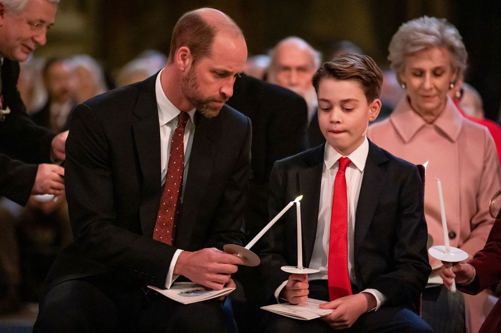 Prince George and Prince William | Source: GETTY
