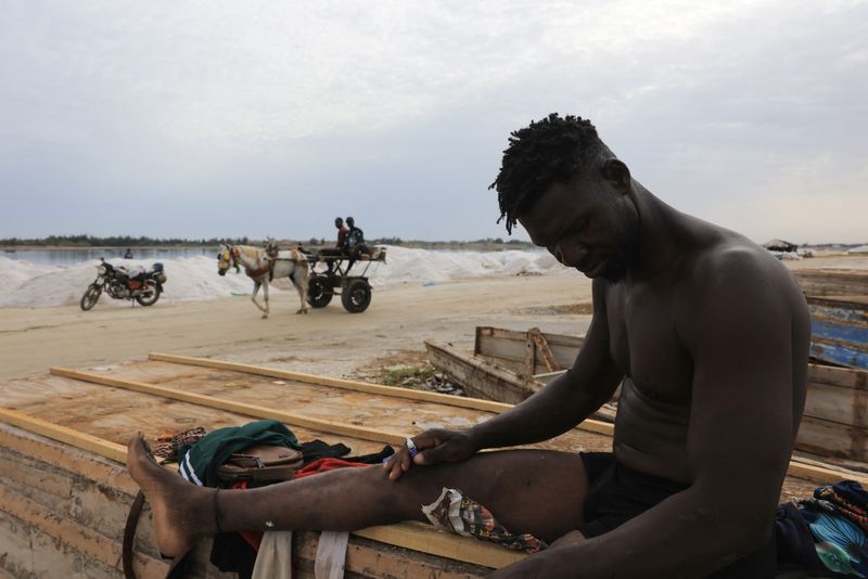 Salt workers return to Senegal's Pink Lake after years of disruption