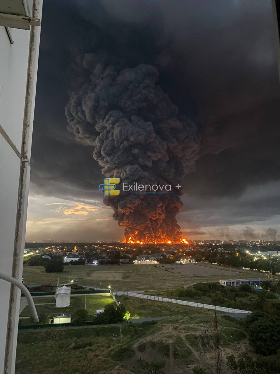 Large fire breaks out at Wildberries logistics hub after drone attack in southern Russia
