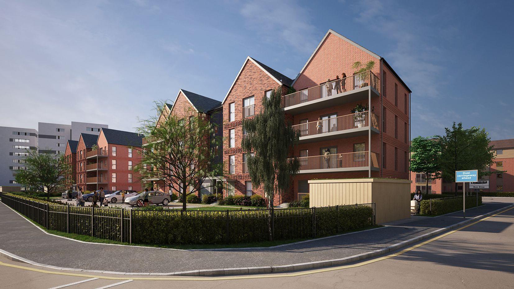 Construction starts on former pub site homes