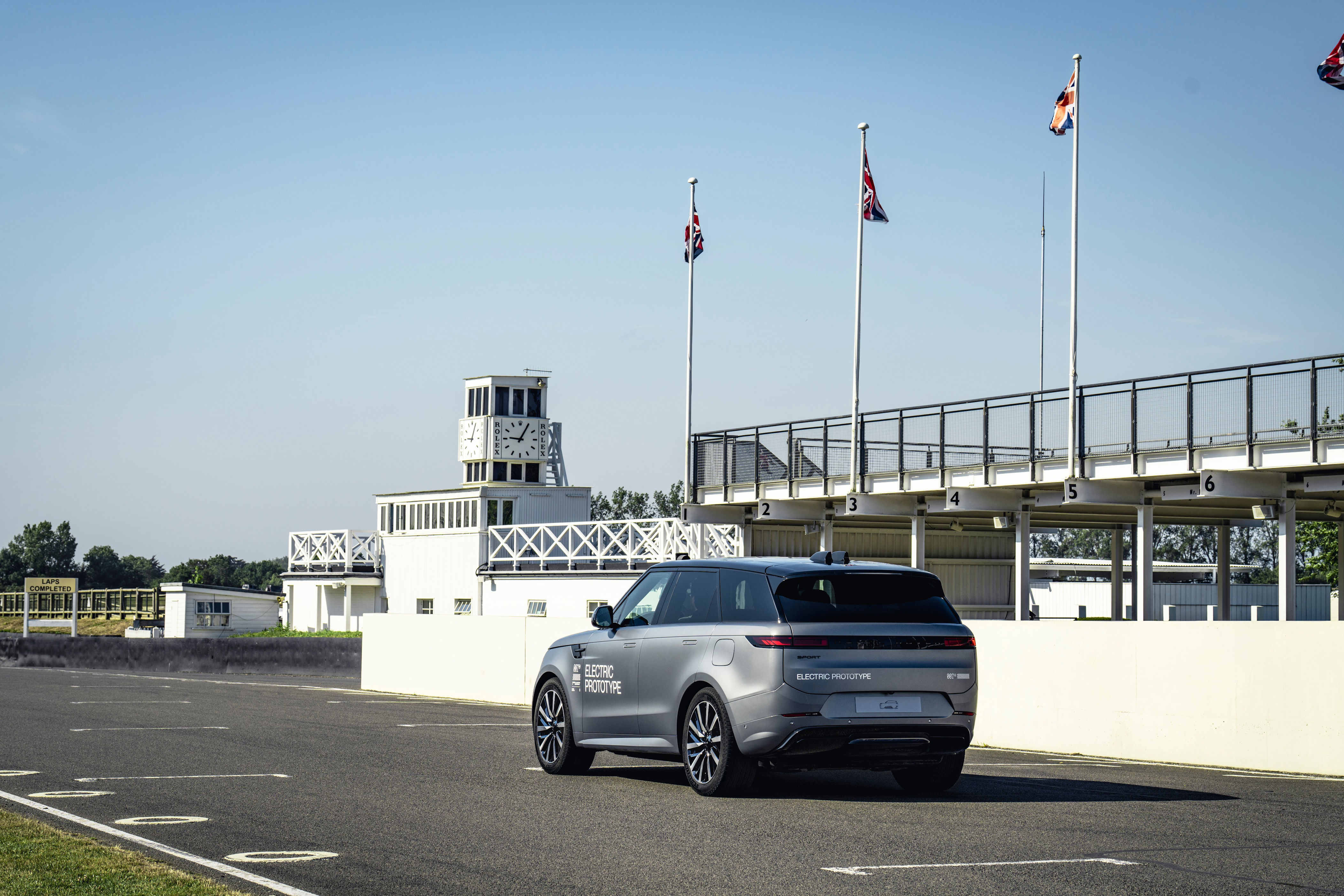 The Range Rover Sport Electric at Goodwood (Supplied)