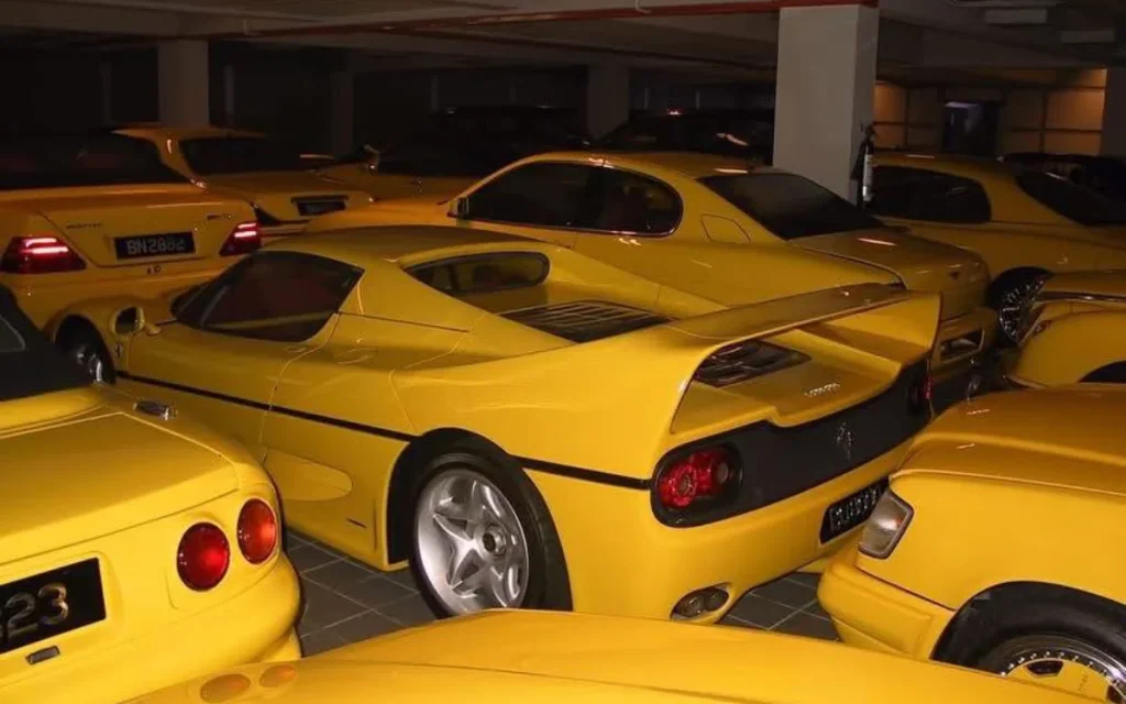 The Sultan of Brunei has probably the largest supercar collection in the world