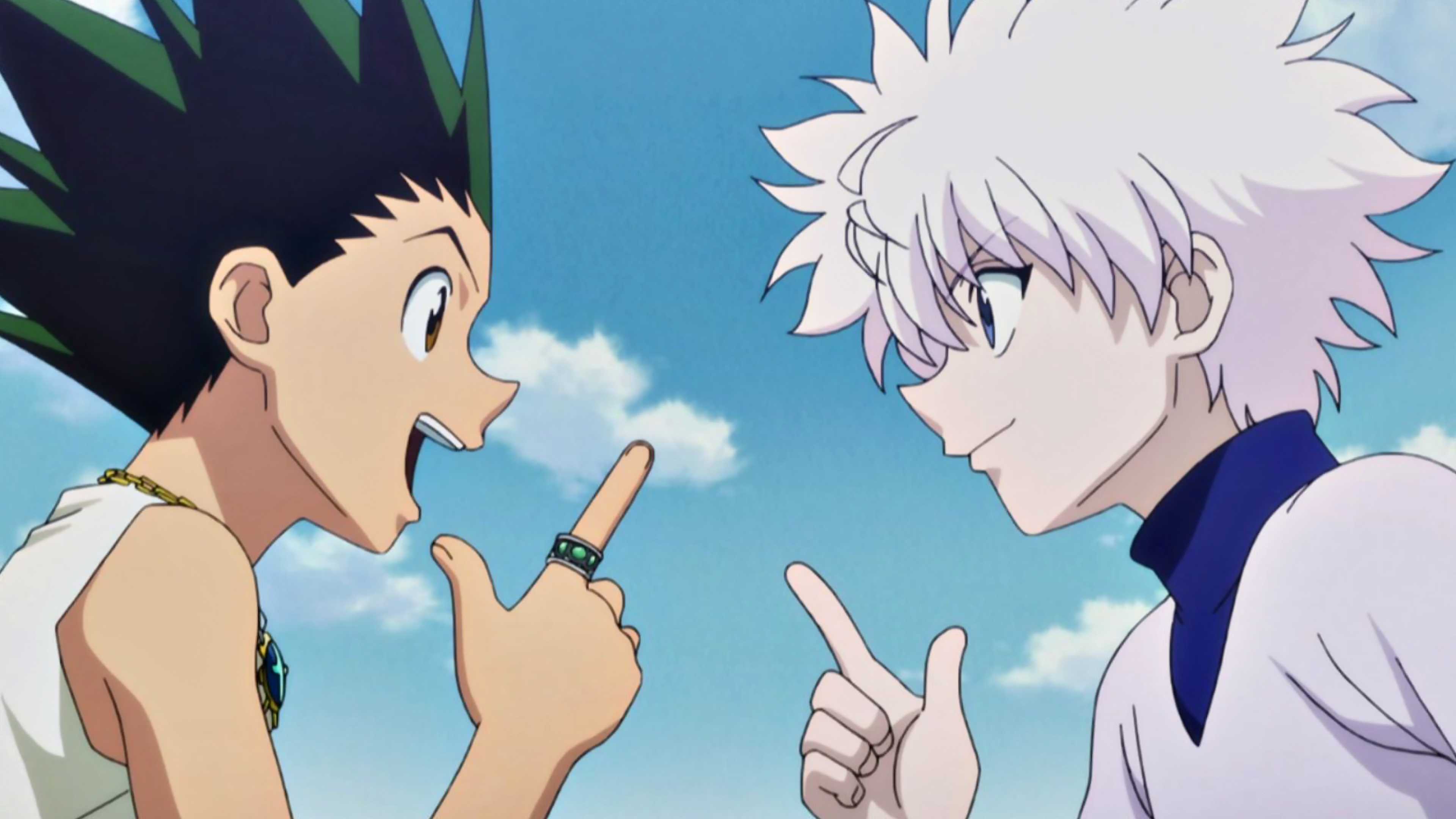 Hunter x Hunter's Gon And Killua Smiling