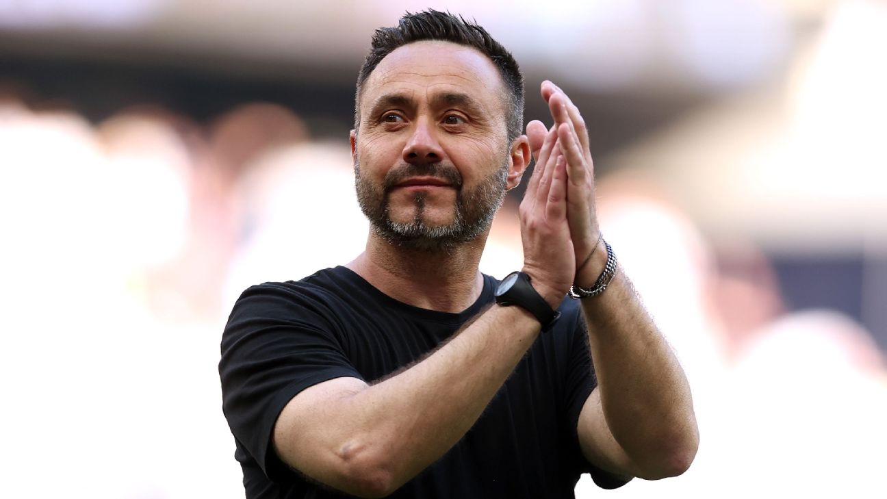Roberto De Zerbi: Tottenham's transfer business 'not finished yet'
