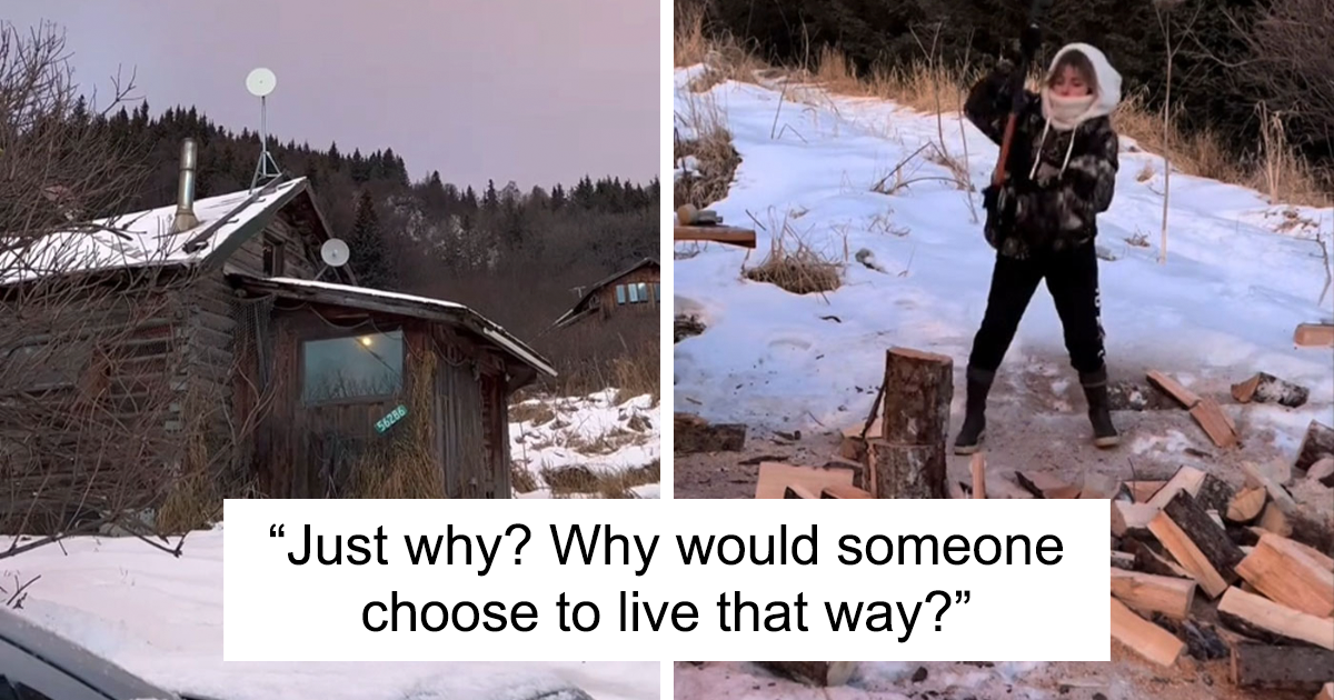 You have no worries: 19-year-old lives in remote cabin she rents for $275 a month