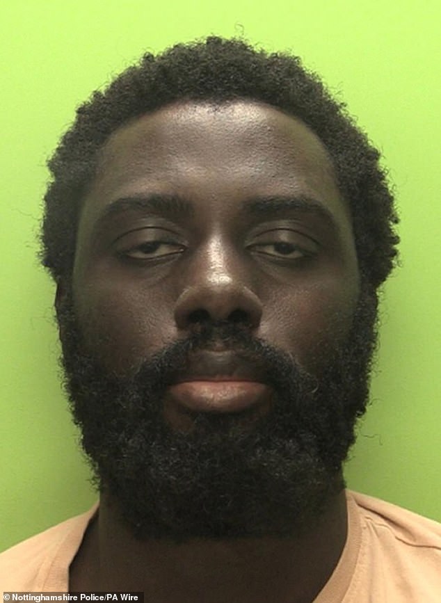 An inquiry has heard paranoid schizophrenic Valdo Calocane (pictured) brought a hammer to a hospital ward years before he killed three people