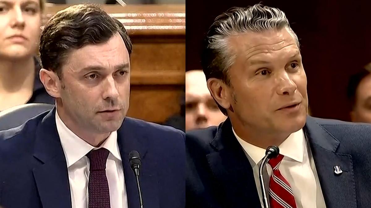 ‘Will You Answer the Question?’: Pete Hegseth Faces Heated Grilling by Jon Ossoff Over Iran Claims