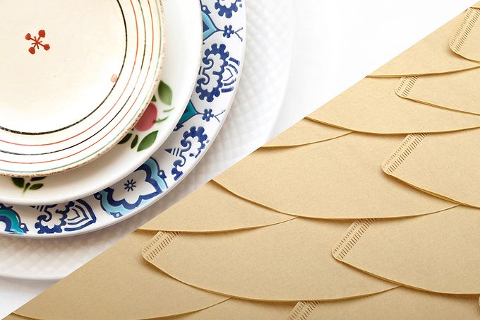 Protect stacked plates