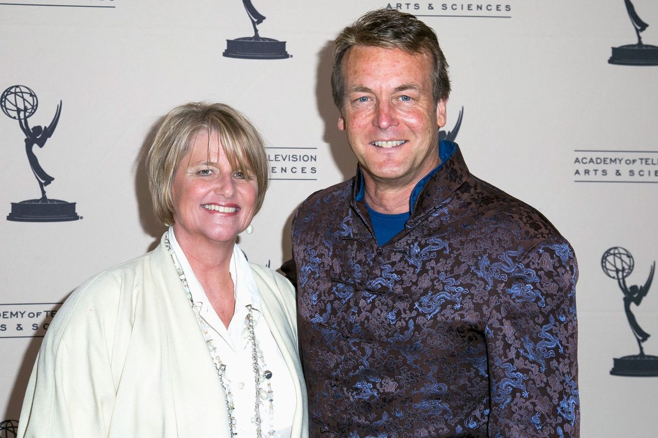 Cindy Fisher and Doug Davidson attend the Academy of Television Arts & Sciences' Daytime Emmy Nominees cocktail reception in Beverly Hills on June 13, 2013