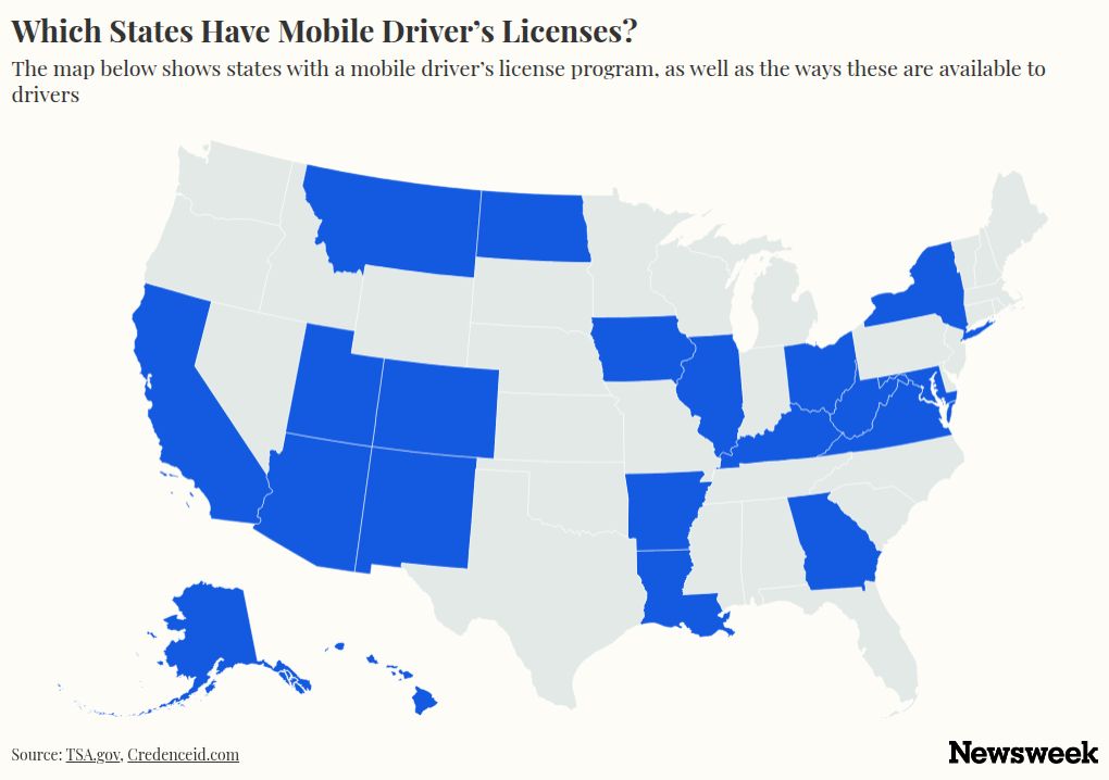 California Joins Growing List of States Embracing Digital Driver’s Licenses