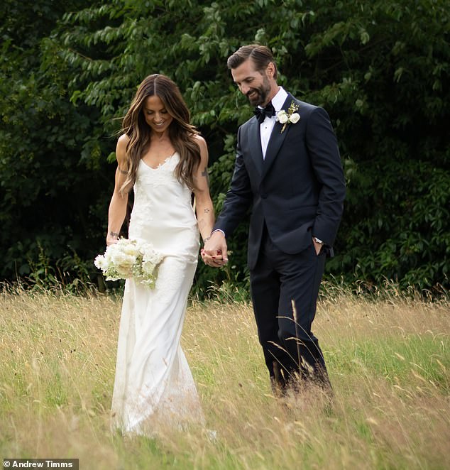 Melanie C recently married model Chris Dingwall in an intimate Lake District wedding. The bride wore a Victoria Beckham dress that showed off the 52-year-old's uber-toned arms.