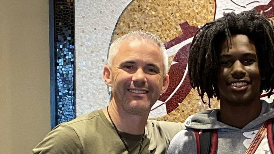Mike Norvell and Bryce Williams