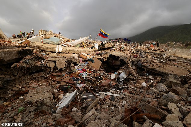 Children spend weeks to dig mother out of Venezuela earthquake rubble