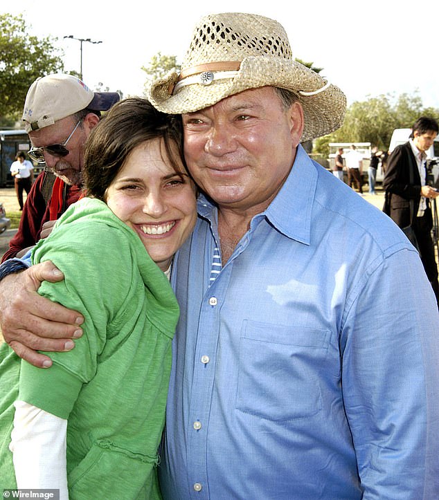 William Shatner and his youngest daughter Melanie battled stage 4 cancer at the same time, the Star Trek legend has revealed in an emotional new interview - pictured 2006