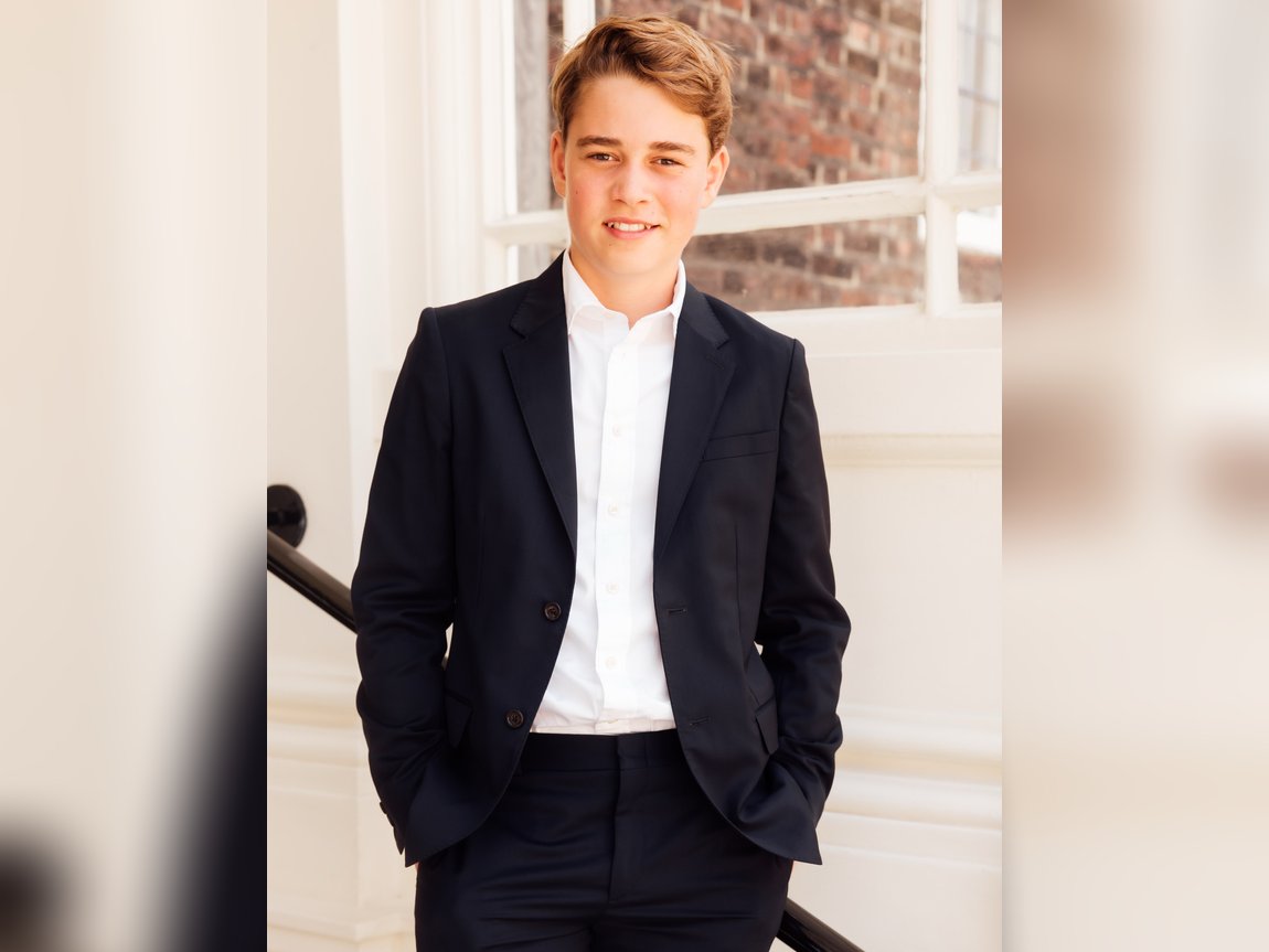 A teen in a suit: Prince George celebrates his 13th birthday