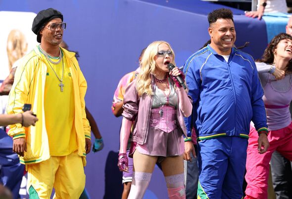 Madonna performed at the World Cup