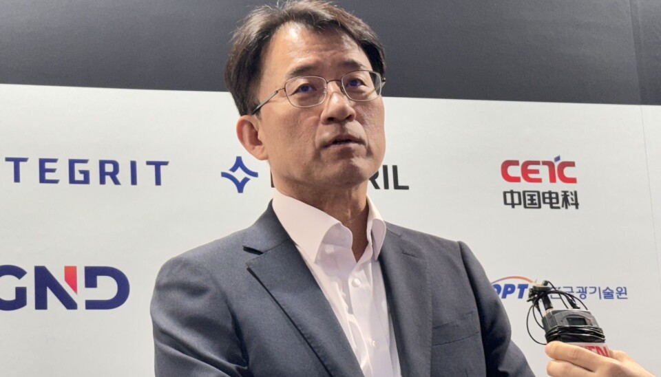 Samsung Display CEO Yi Chung speaks at K-Display exhibition held at Coex in southern Seoul on July 22.