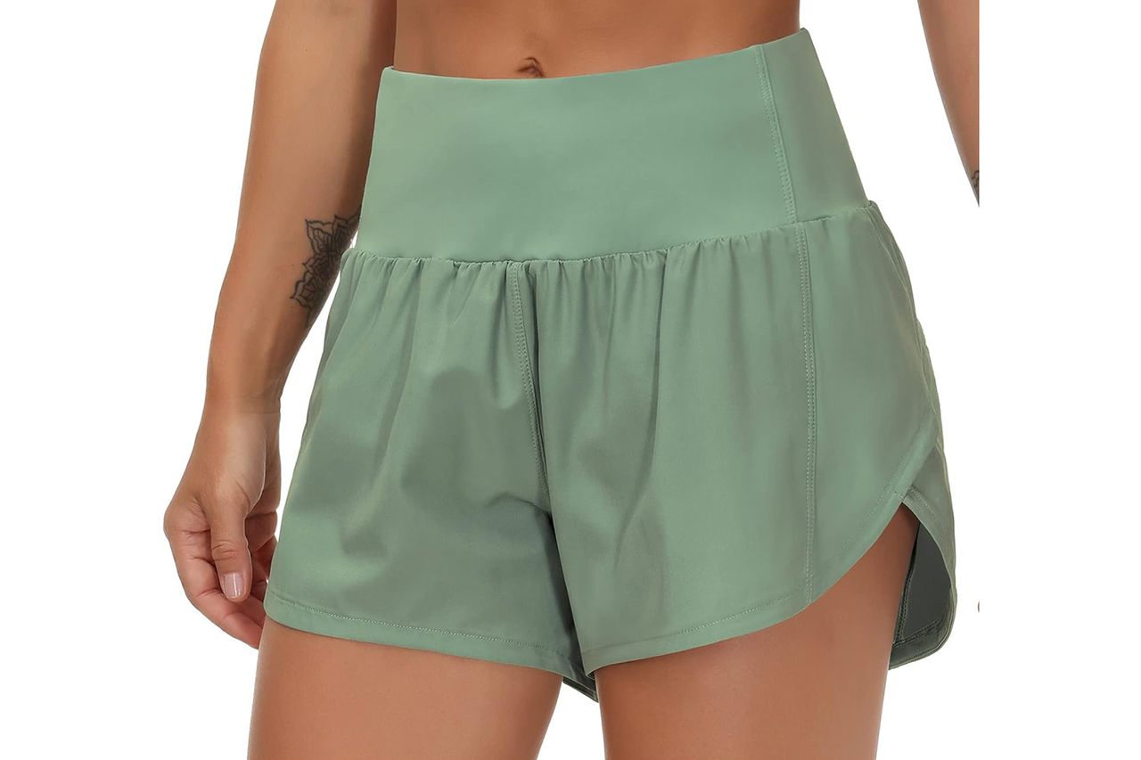 THE GYM PEOPLE High Waisted Running Shorts