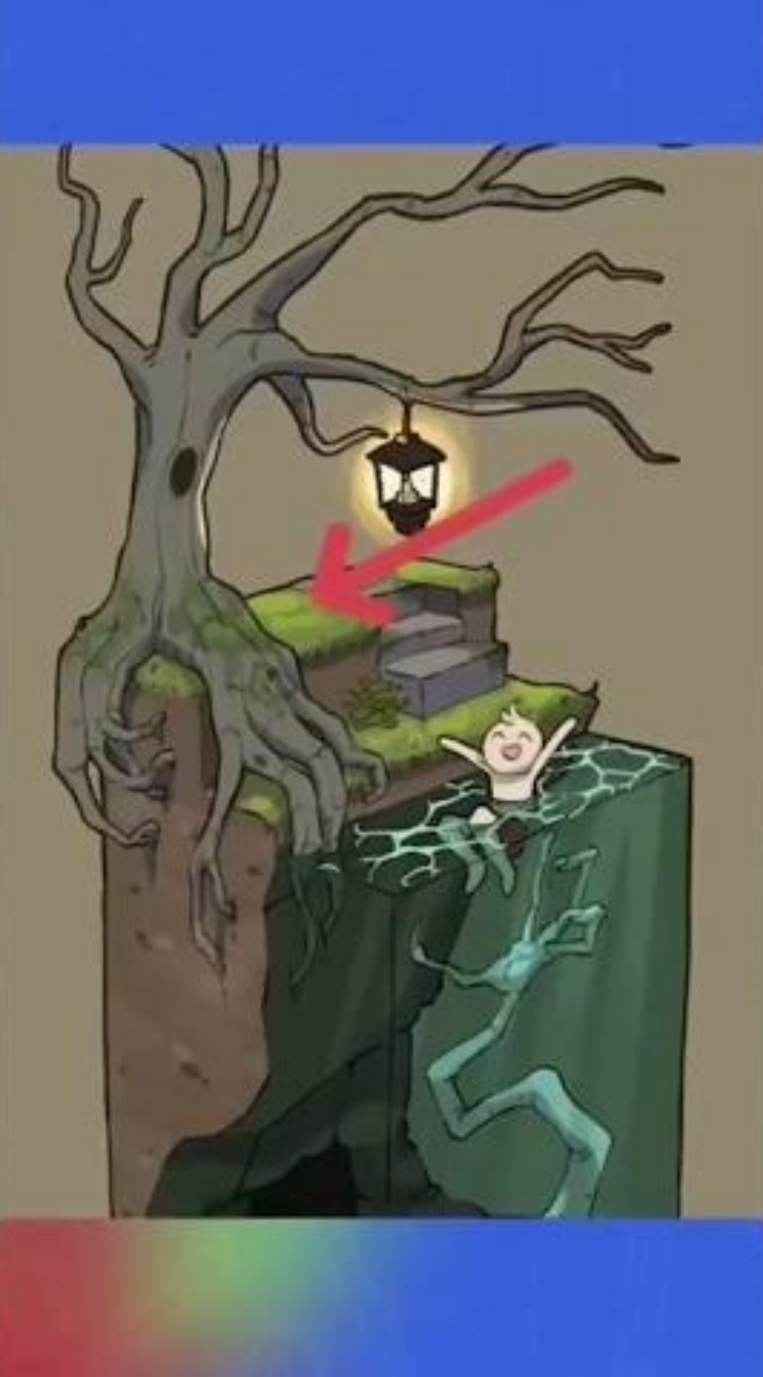 Draw moss on trees and rocks that looks soft, natural, and real