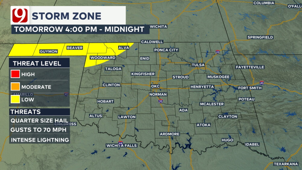 Not as hot today with a weak cool front! Your Wednesday forecast here