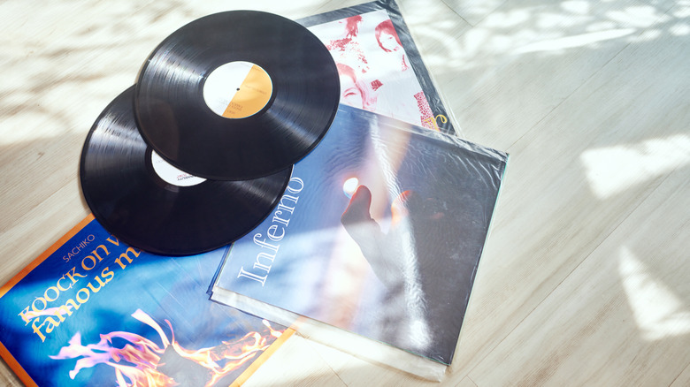 This creative DIY project puts your scratched or thrifted vinyl records to good use