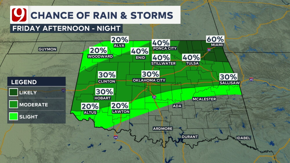 Not as hot today with a weak cool front! Your Wednesday forecast here