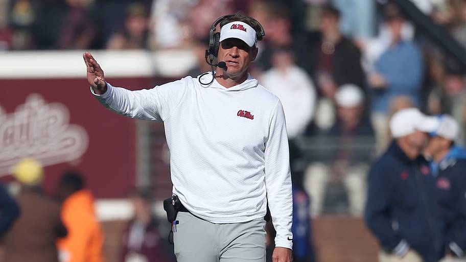 Mississippi Rebels head coach Lane Kiffin