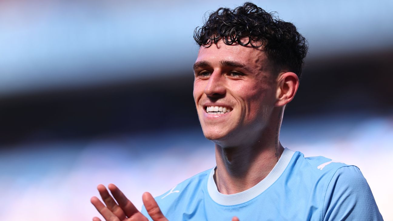 Phil Foden signs Man City contract extension until at least 2030