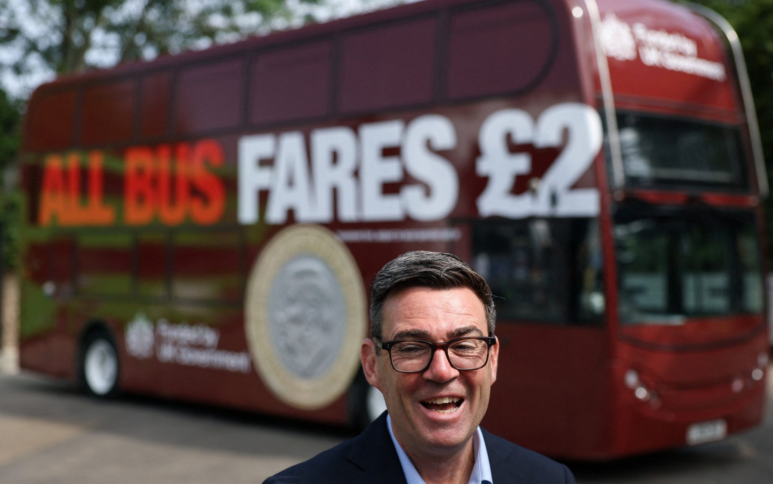 Andy Burnham has announced a cap on single bus tickets from Jan 1 until the end of 2027