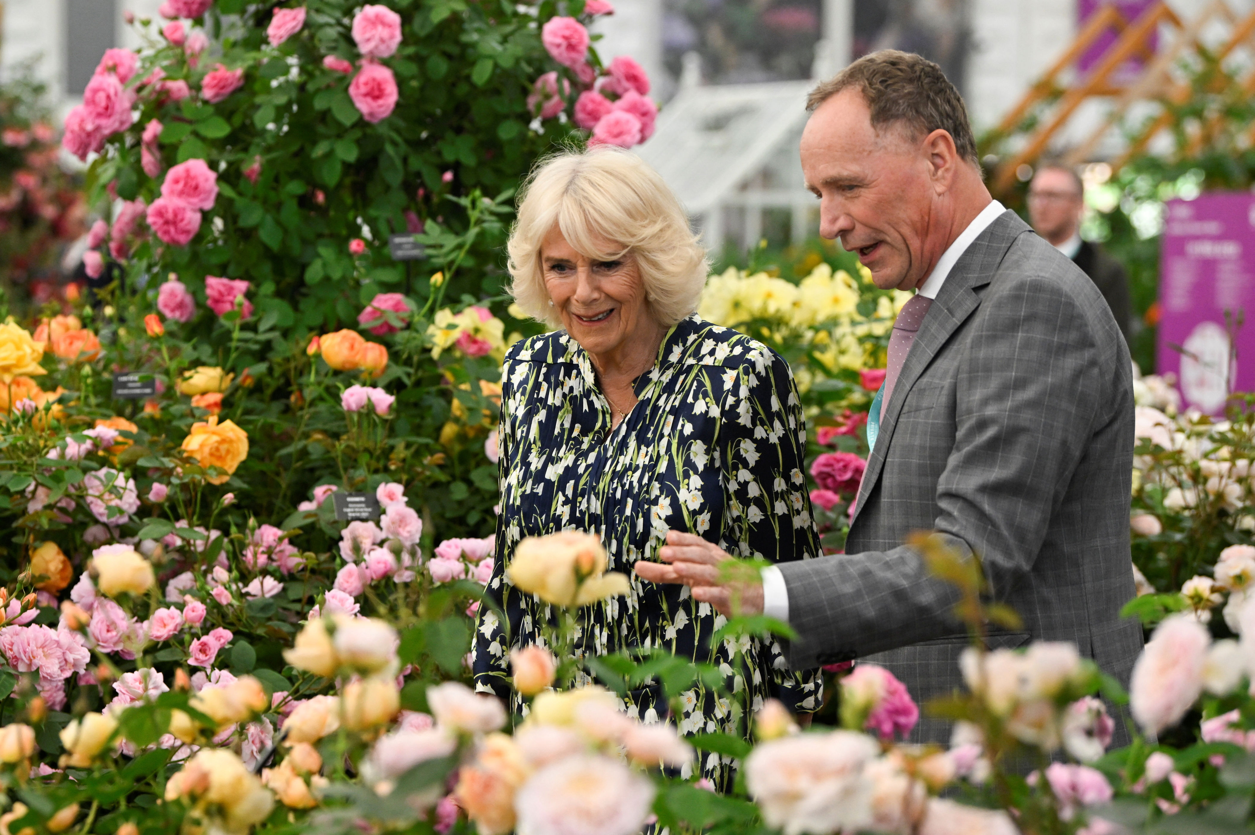 At the Chelsea Flower Show in 2023 (Getty Images)