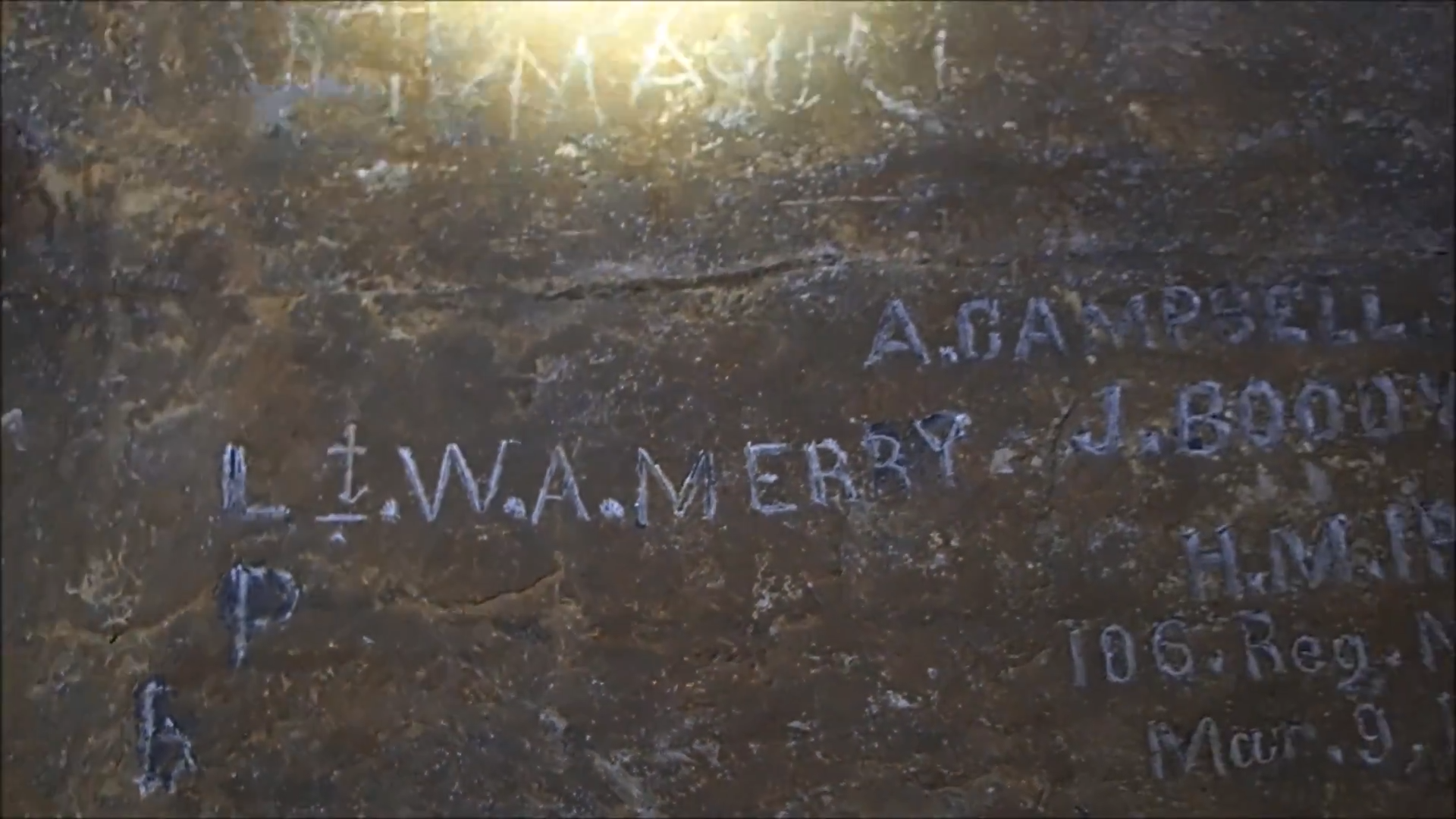 Three soldiers signed the wall - their regiment’s story survived ...