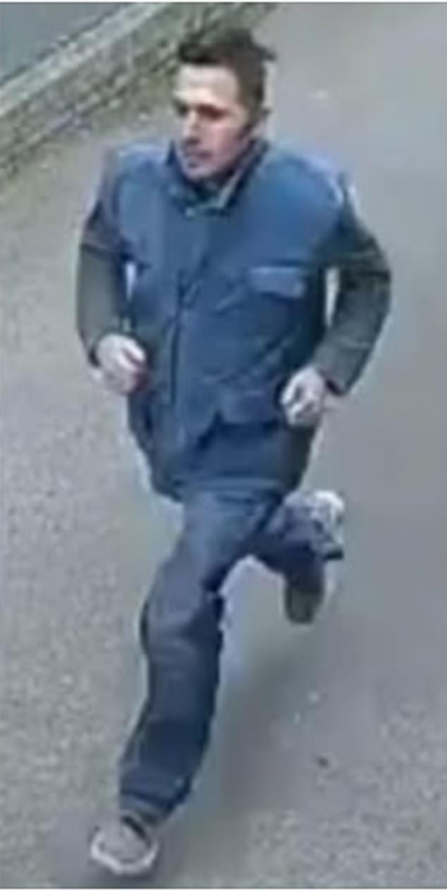 The asylum seeker was captured on CCTV fleeing from the health facility in Brexhill, East Sussex, in November 2025