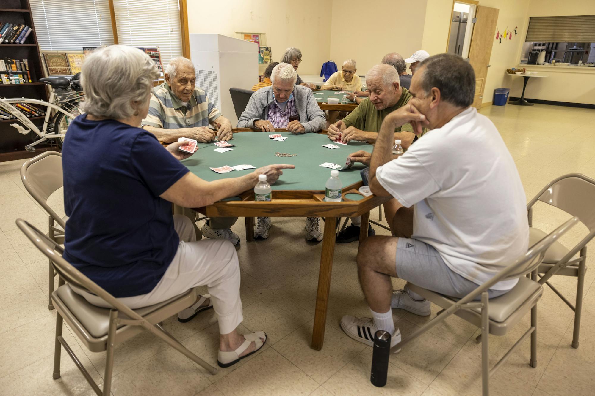 Senior centers often serve as cooling centers for community members during heat waves.