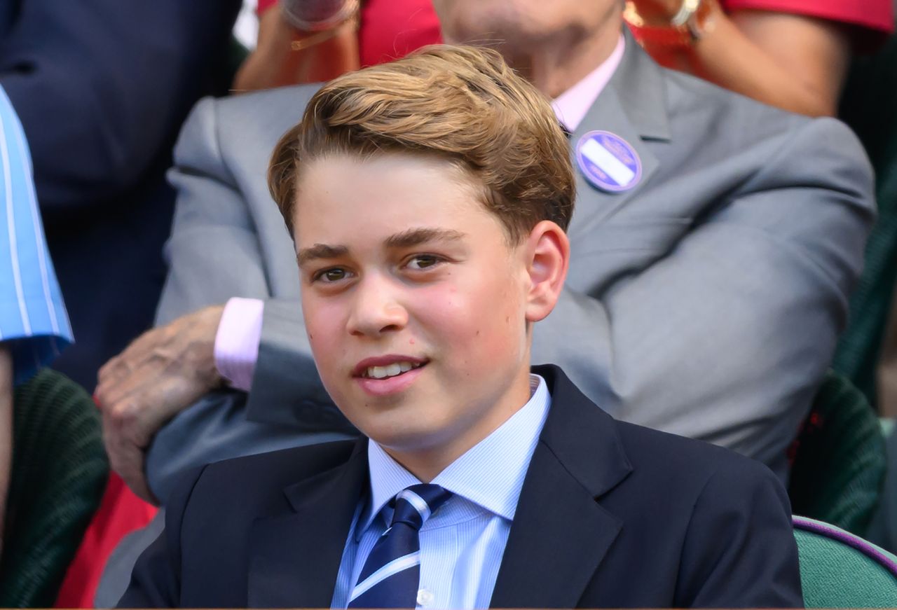 Prince George at Wimbledon on July 12, 2026.