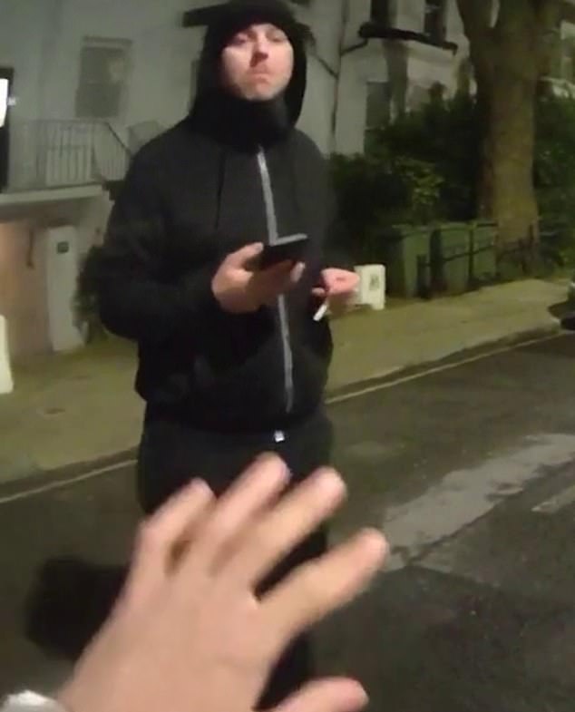 Body-worn video issued by Metropolitan Police showing the arrest of Anthony Durkan