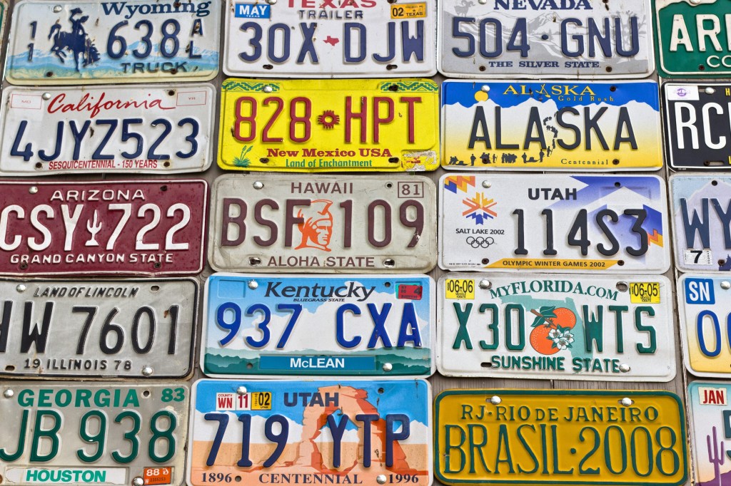 State license plates