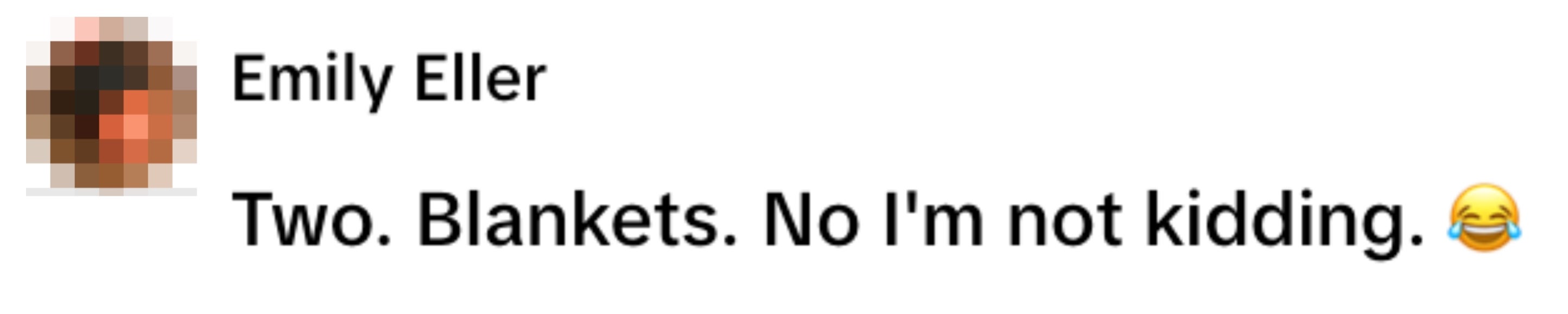 Comment from Emily Eller: