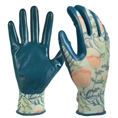 Women's Medium Nitrile Coated Garden Gloves