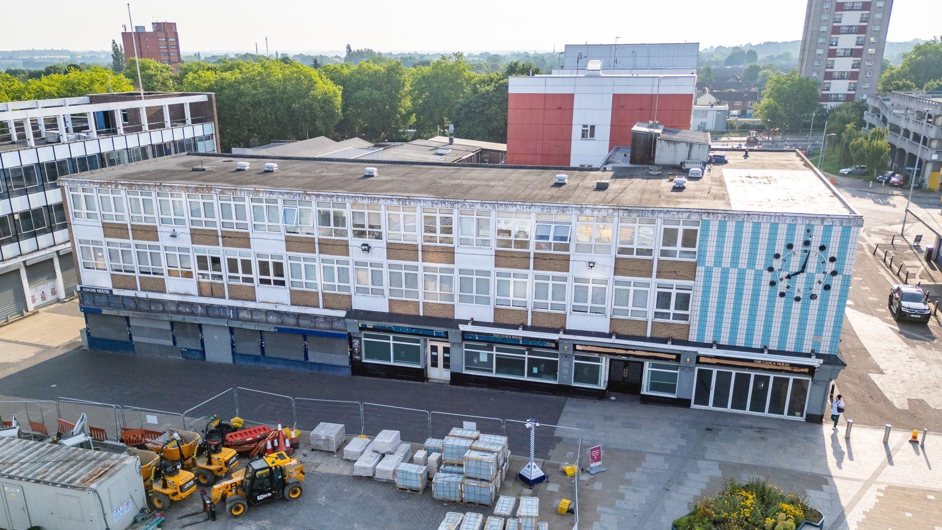 Work to transform Market Square in Harlow has already got under way