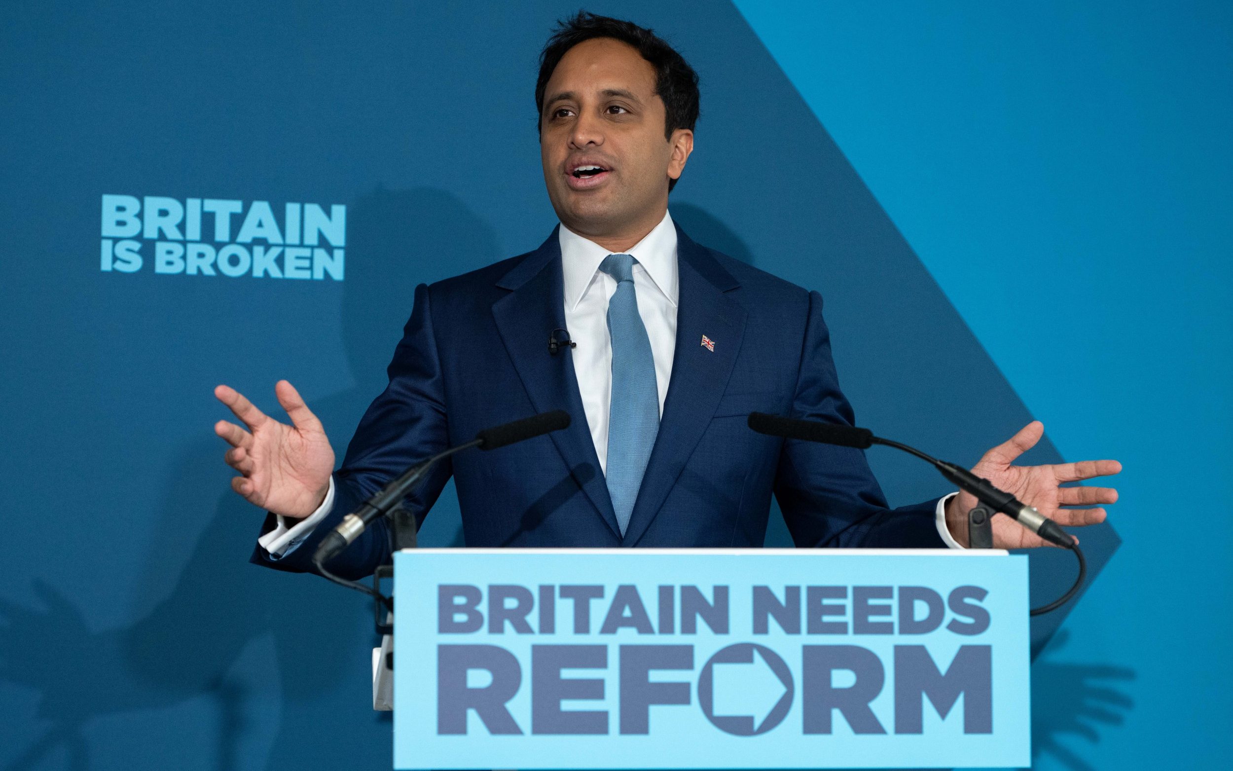 Zia Yusuf of Reform UK in London in April 2026