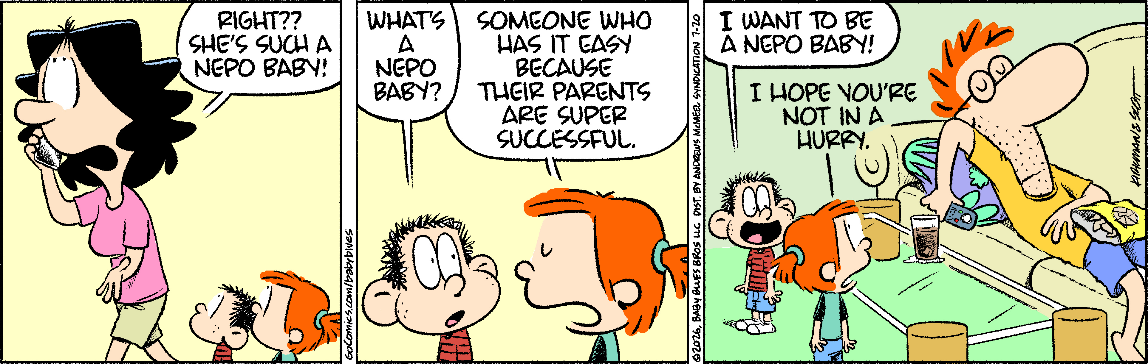 Baby Blues by Rick Kirkman and Jerry Scott