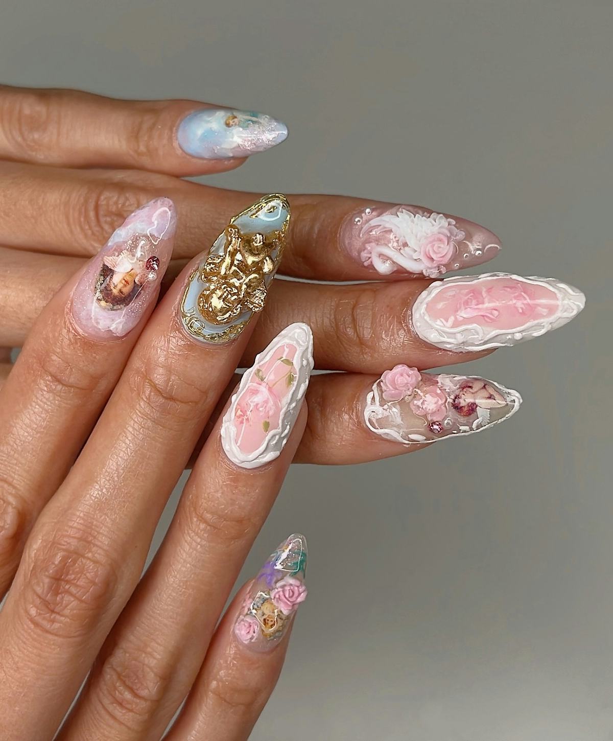 Baroque Nails Are This Summer's Most Luxurious Manicure Trend