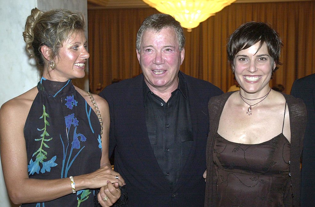 378449 04: Liz Jensen, left, William Shatner and Melanie Shatner-Gretch pose for photographers at the Convenant House California Charity Gala honoring William Shatner at The Regent Beverly Hills Hotel September 15, 2000 in Beverly Hills, California. (Photo Steve W. Grayson/Newsmakers)