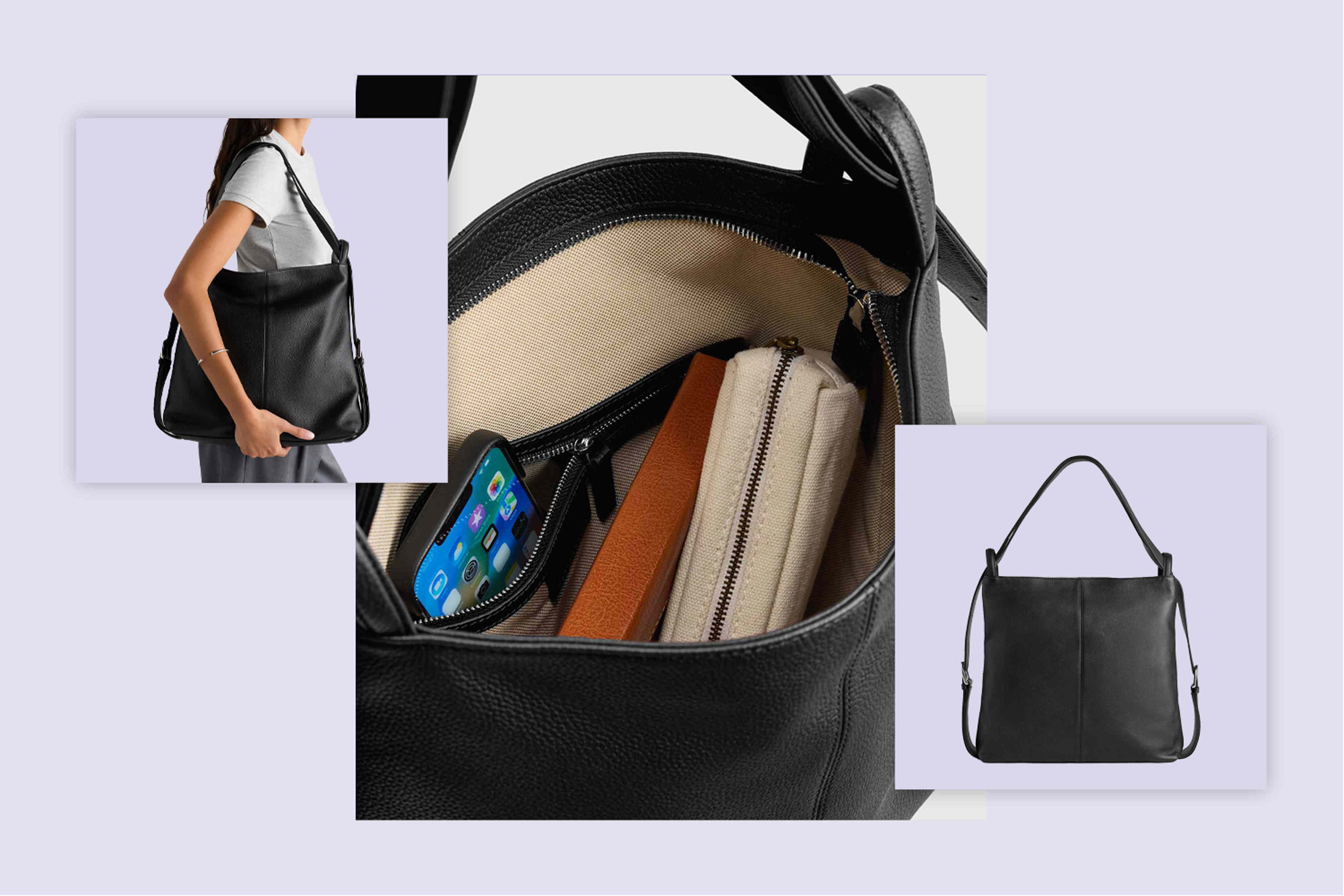 Quince’s new designer-looking backpack transforms into a shoulder bag—and keeps pickpockets out