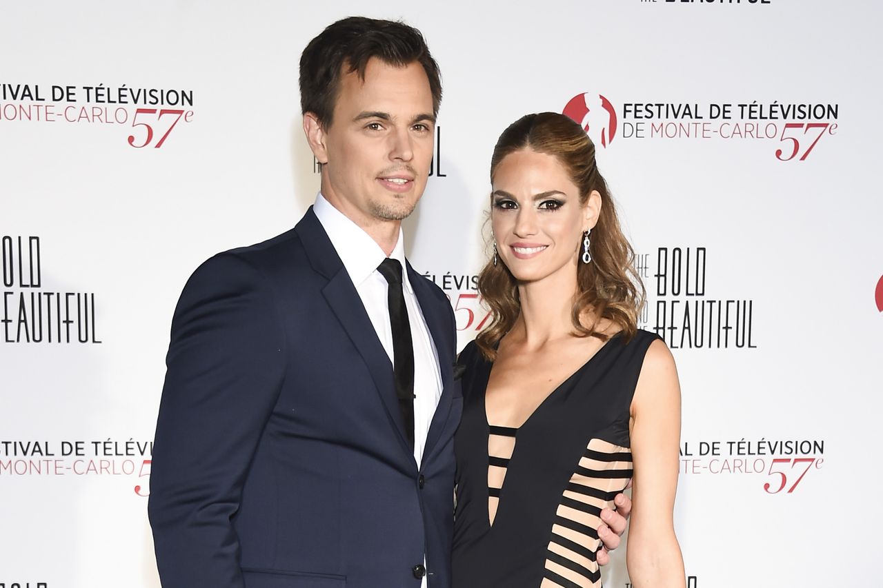 Darin Brooks and Kelly Kruger attend 'The Bold and the Beautiful' 30th anniversary celebration during day 3 of the 57th Monte Carlo TV Festival on June 18, 2017